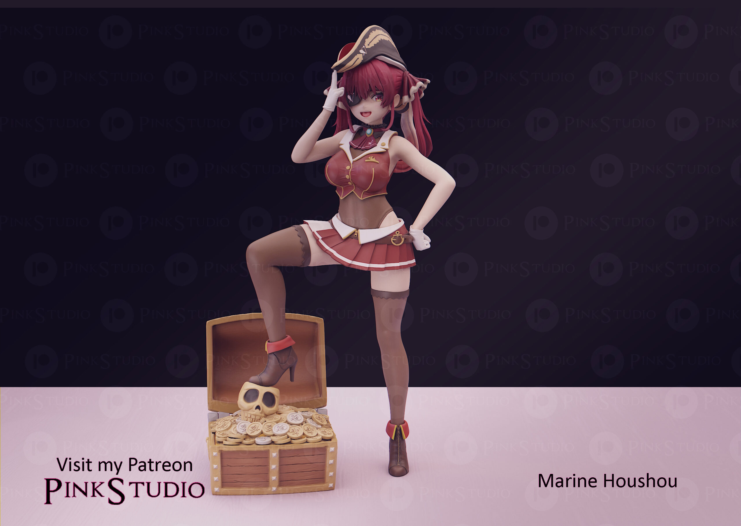pink studio marine