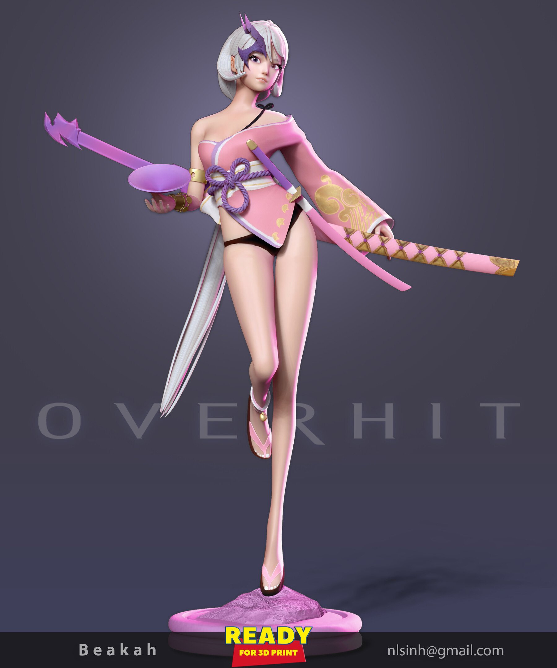 ready for 3d ptint overhit beakah