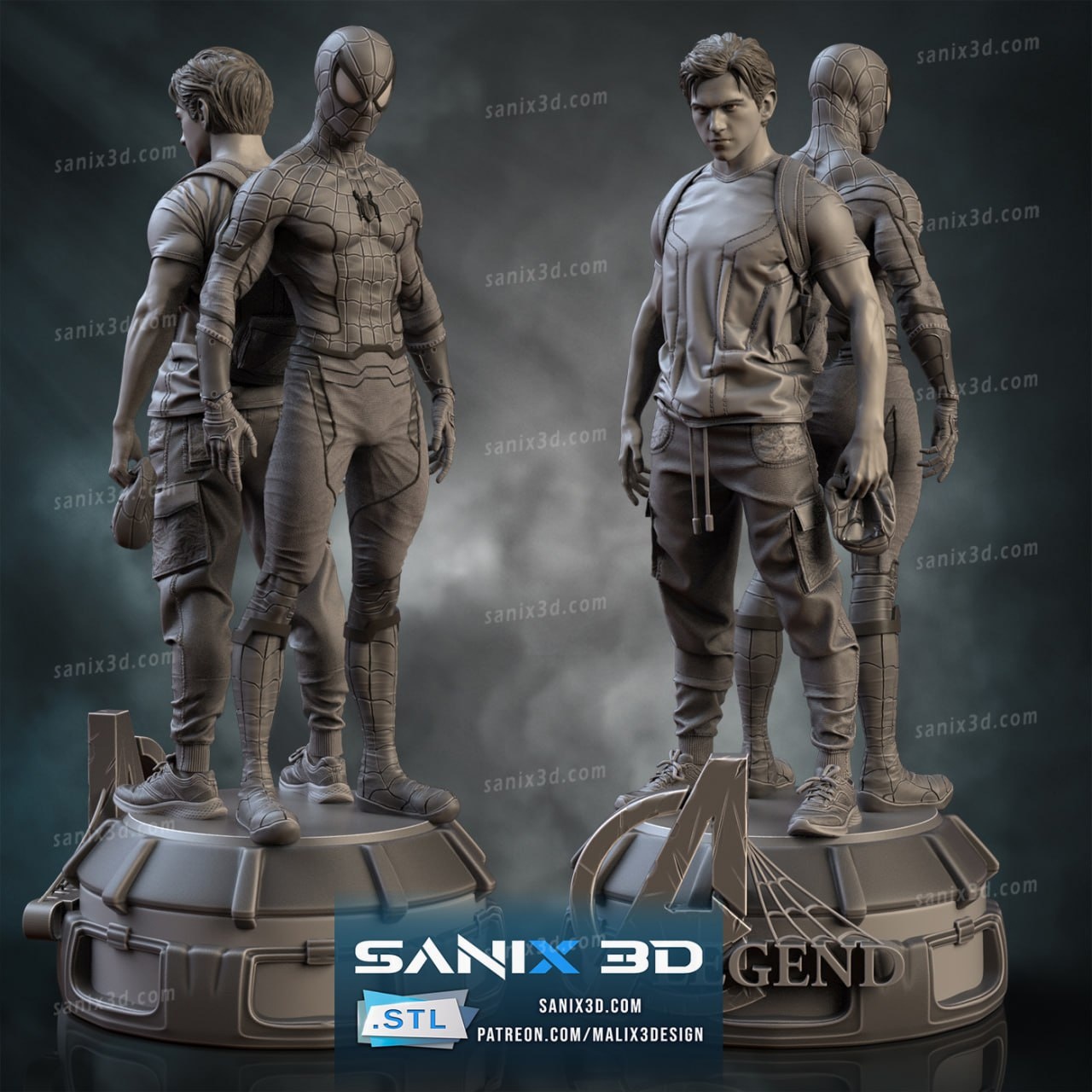 sanix legend spider boy a double life