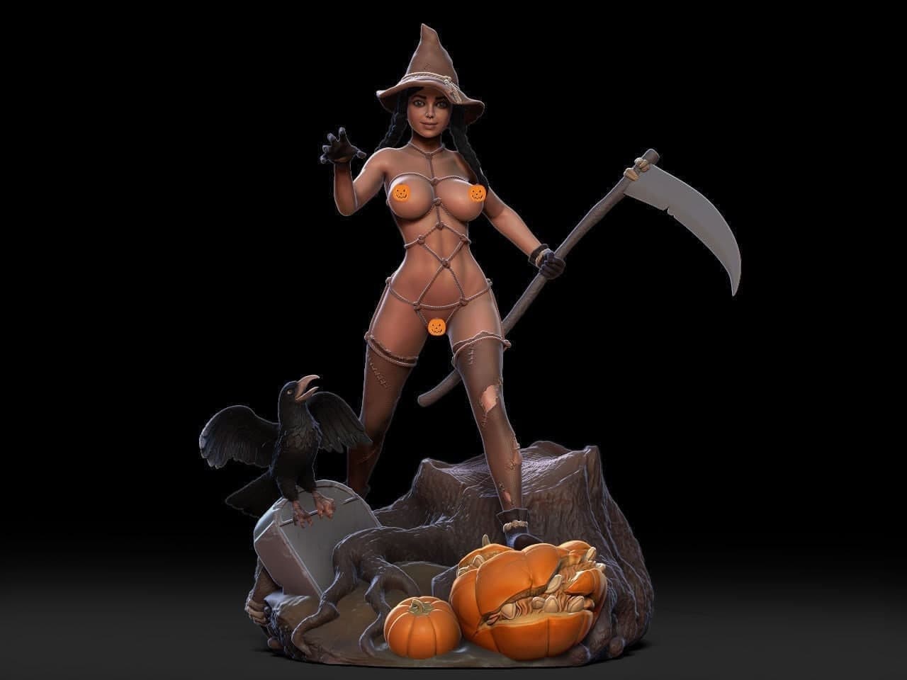 scarecrow girl stepanovsculpts