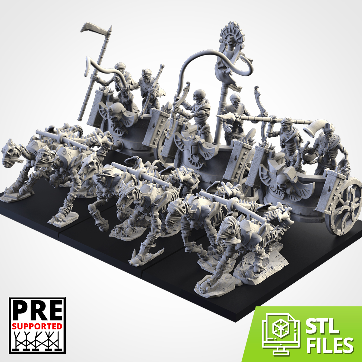 skeletons chariots