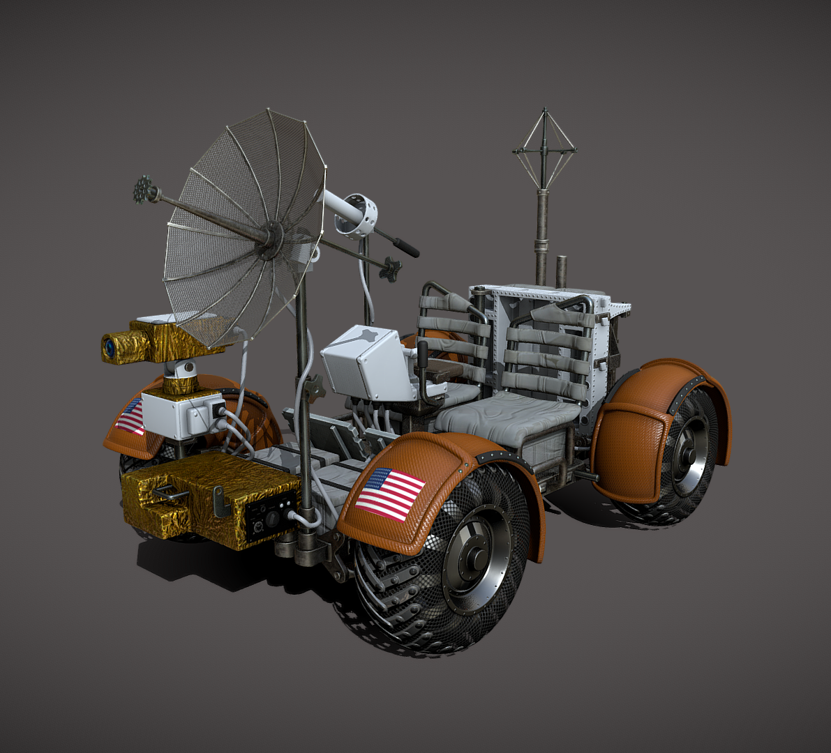 t.l.r.v. 15 toon lunar roving vehicle