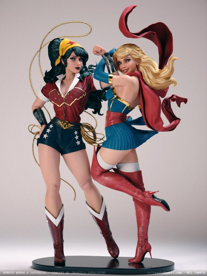 wonder woman super girl (dynamic3d)