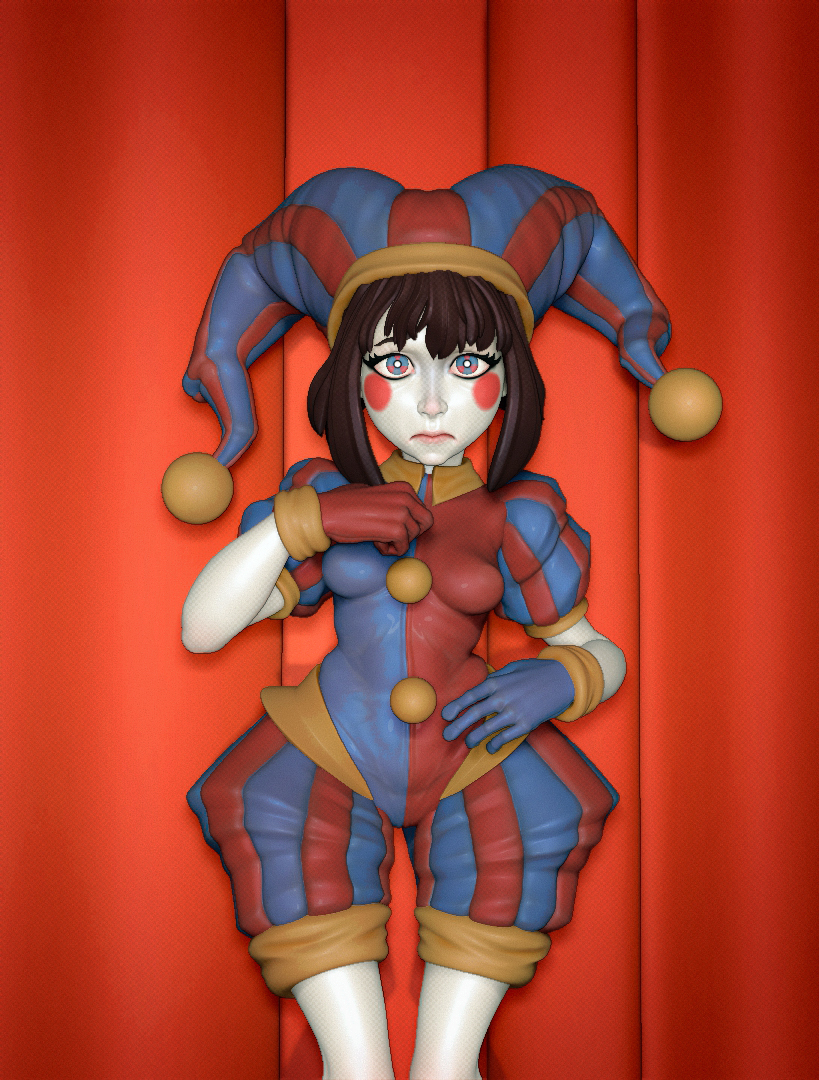 lp cupcake pomni fanart 2