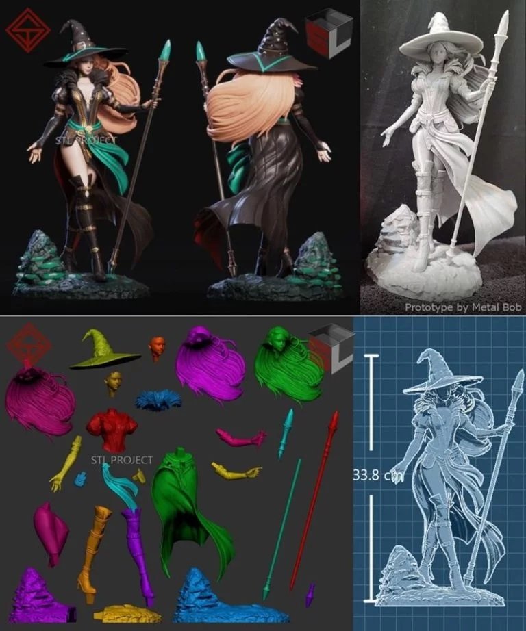 stl project sorceress