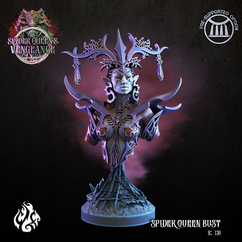spider queen bust0
