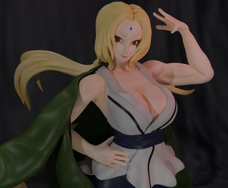 tsunade muscle figure naruto